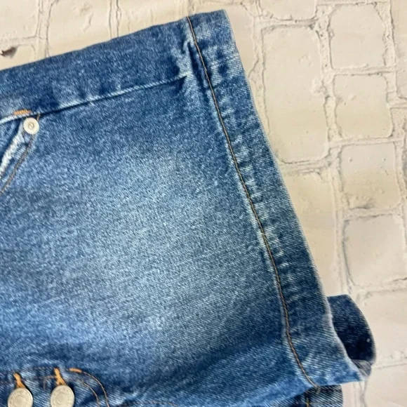 Banana Republic Factory Blue Denim Jean Button Fly High Rise size 0/25 - Picture 5 of 13